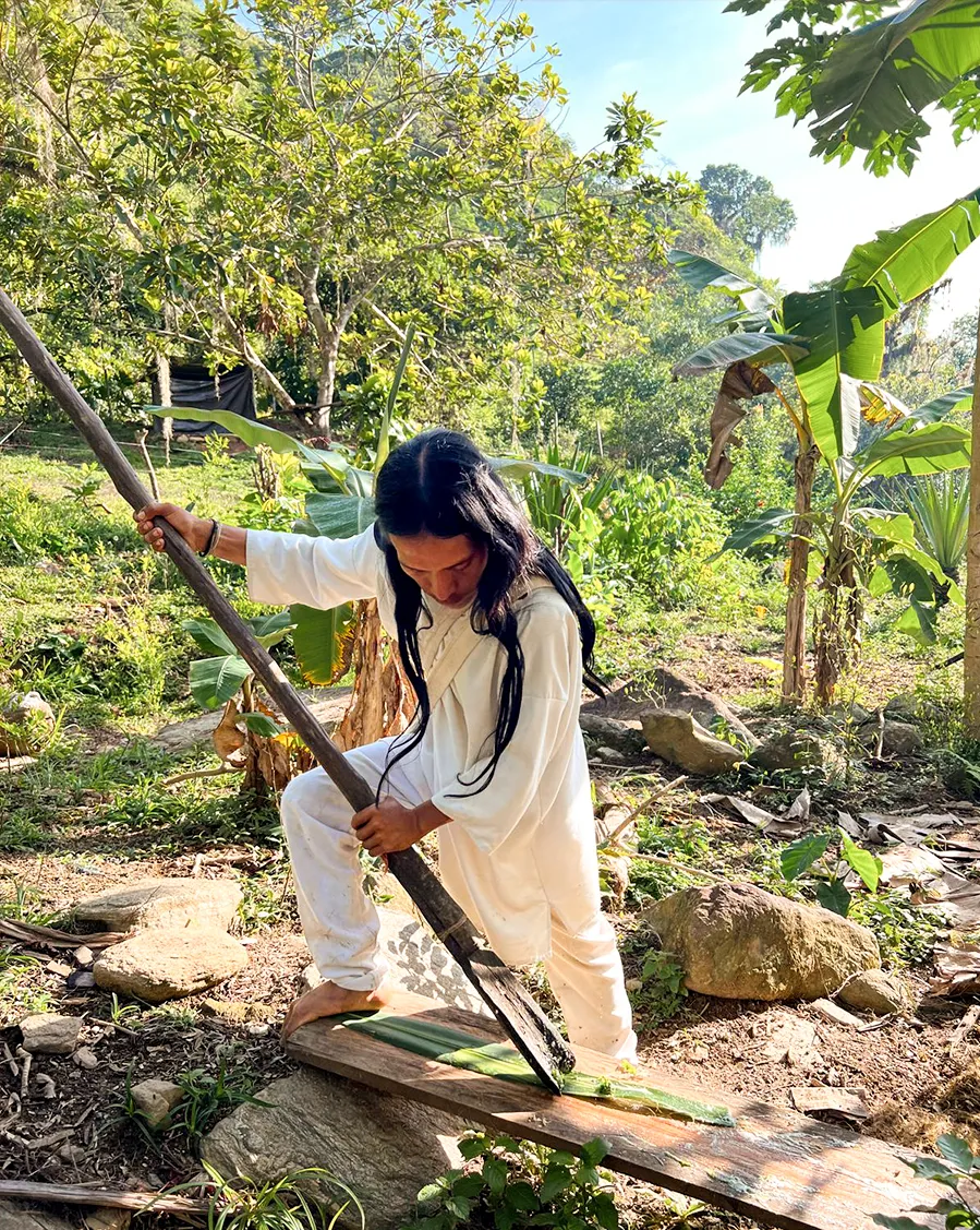 Femme Wiwa dans la Sierra Nevada