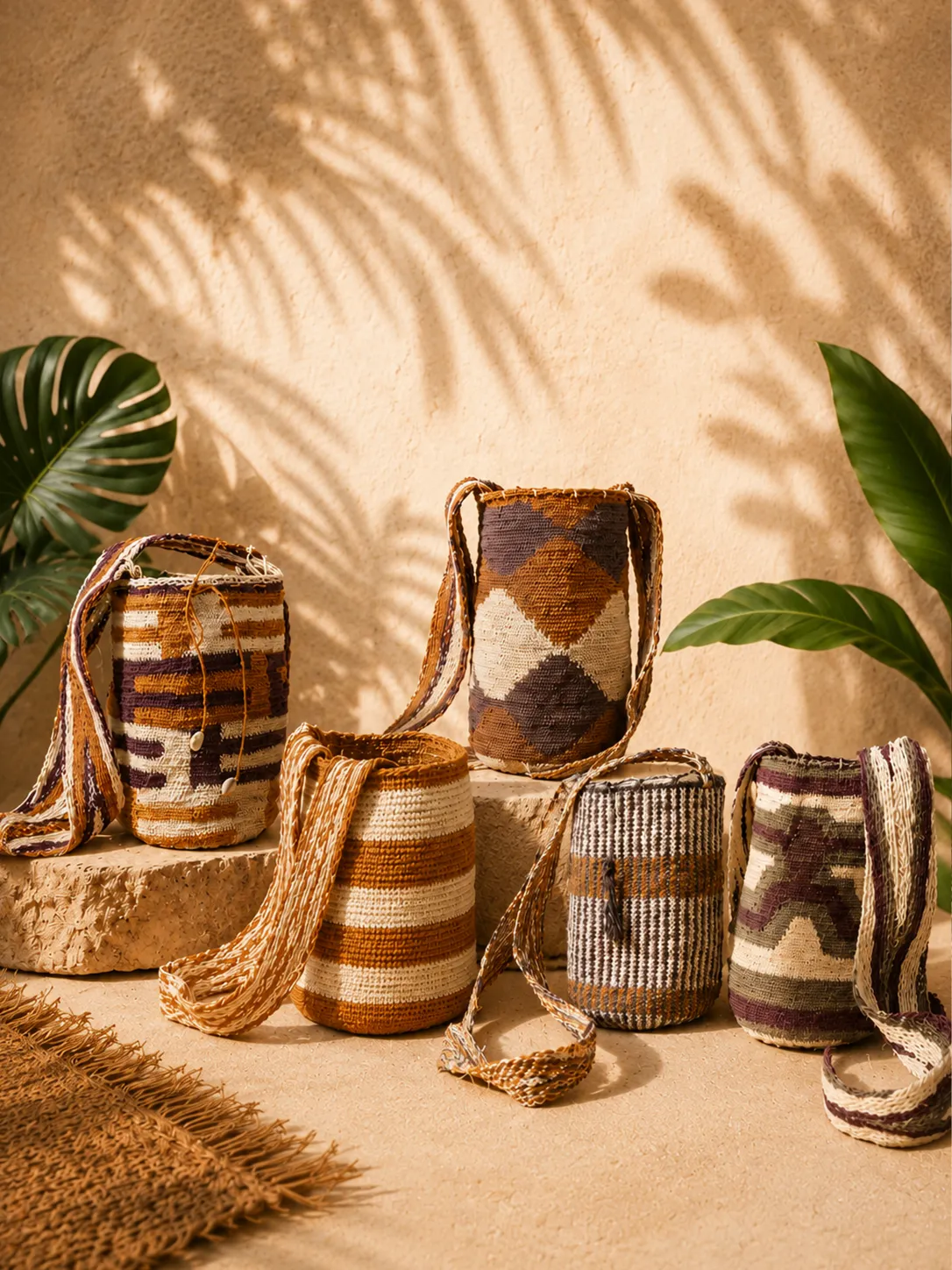 Mochilas Wiwa tissées à la main